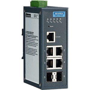 Advantech 4GE+2G SFP Managed Ethernet Switch - Thumbnail 1