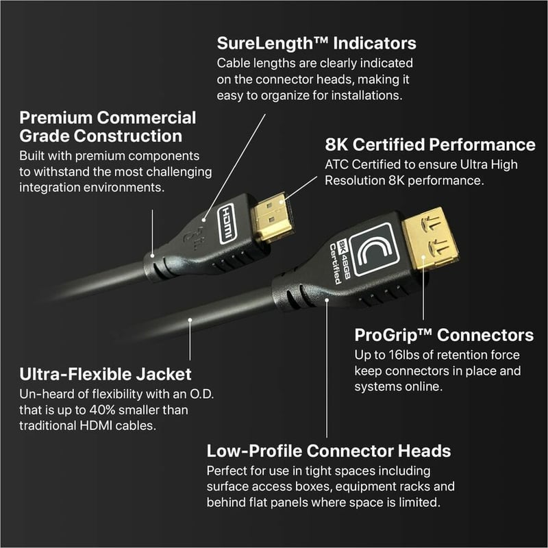 Comprehensive MicroFlex Pro AV/IT HDMI A/V Cable - Thumbnail 2