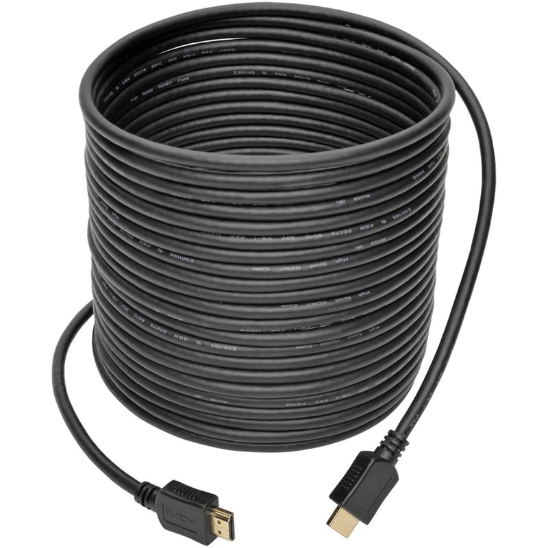 Eaton Tripp Lite Series High-Speed HDMI Cable, HD, Digital Video with Audio (M/M), Black, 40 ft. (12.19 m) - Thumbnail 2