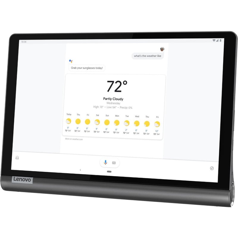 Lenovo Yoga Smart Tab YT-X705F Tablet - 10.1" WUXGA - Qualcomm Snapdragon 439 - 4 GB - 64 GB Storage - Android 9.0 Pie - Iron Gray