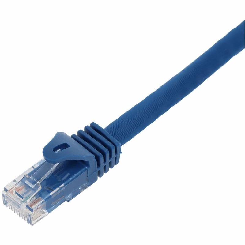 AddOn 23ft Blue CAT 6 PVC Ethernet Cable Snagless Easy Boot RJ-45 M/M - Thumbnail 2
