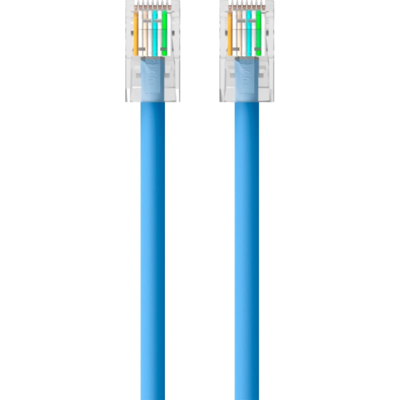 Belkin CAT6 Ethernet Patch Cable, RJ45, M/M A3L980-06-BLU - Thumbnail 2