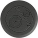 Wiremold 6AT Furniture Feed Evolution Recessed Poke-Thru Surface Style Cover, Gray - Thumbnail 1