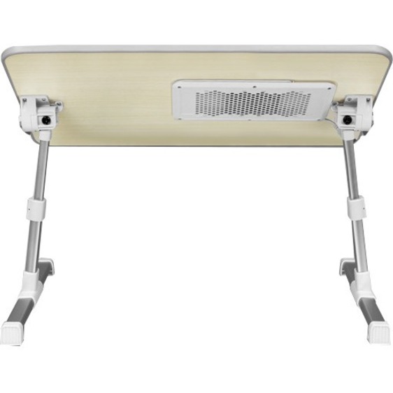 Aluratek Adjustable Ergonomic Laptop Cooling Table with Fan - Thumbnail 4