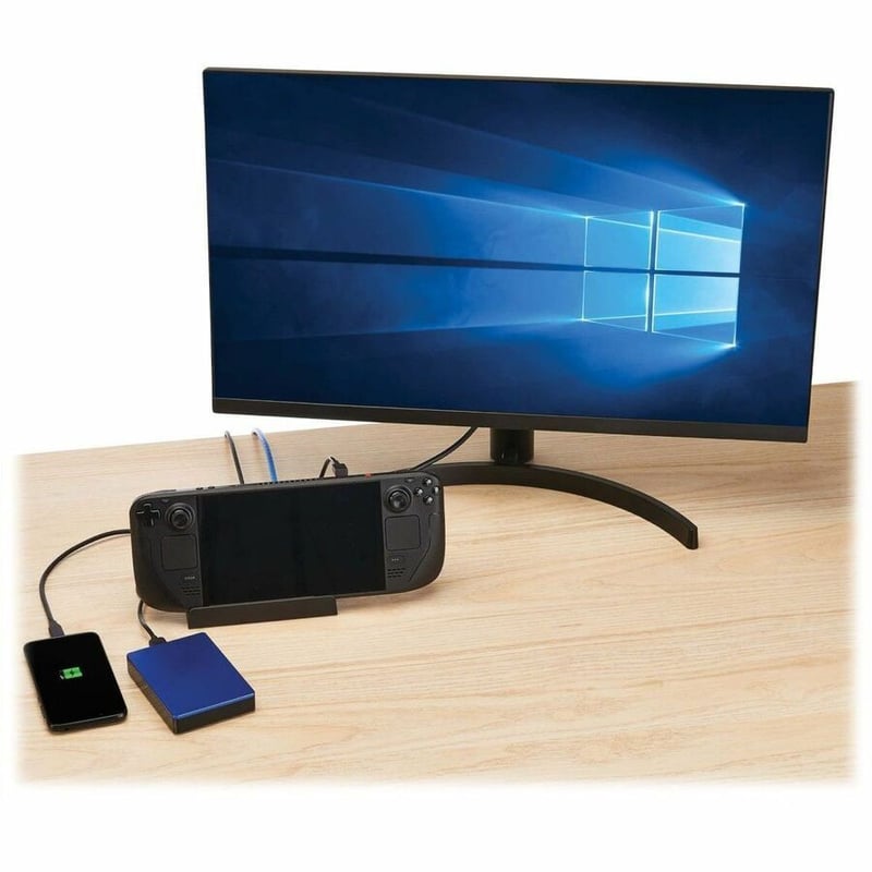 USB-C DOCKING STATION ROG ALLY 4K60HZ HDMI USB GBE 100W CHARGING - Thumbnail 3