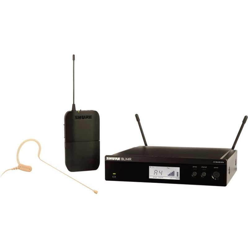 Shure Wireless Rack-mount Presenter System with MX153 Earset Microphone - Thumbnail 1