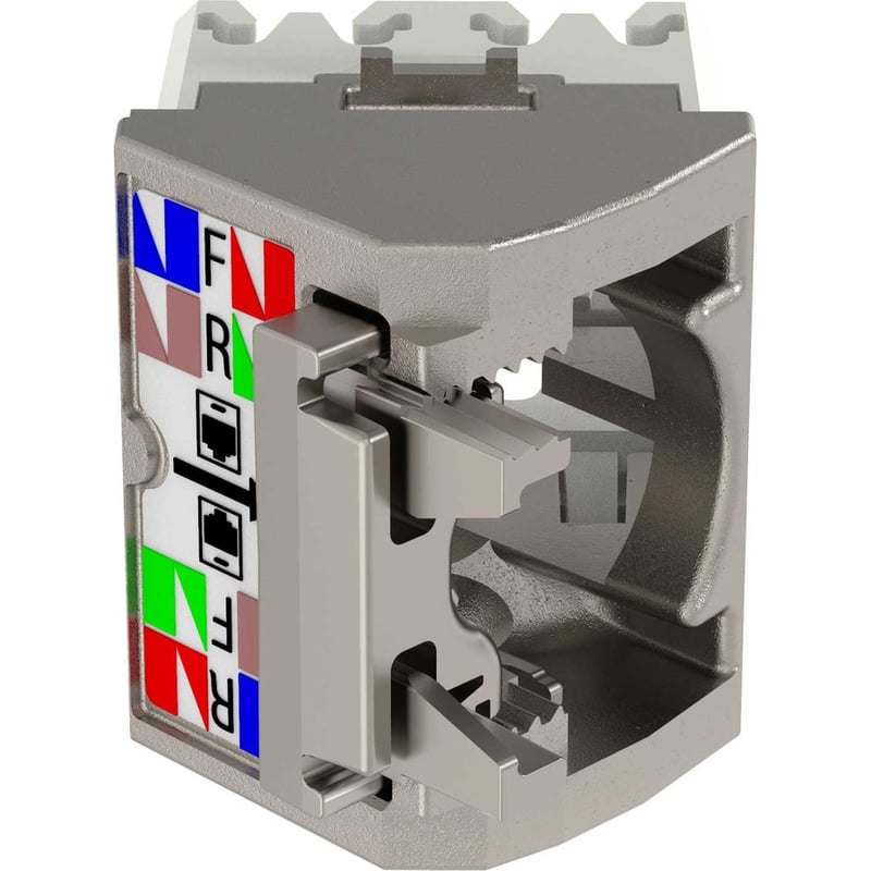 PanNet 45° Angled Wire Cap for Cat 6 Shielded TG Jack - Thumbnail 2