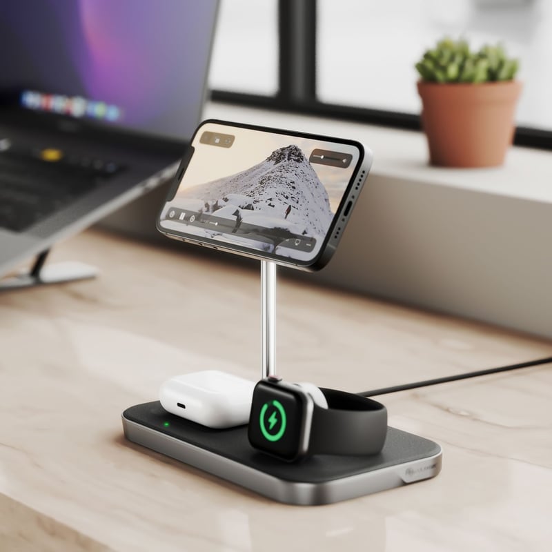 Alogic MagSpeed 3-in-1 Wireless 15W Charging Station - Thumbnail 5