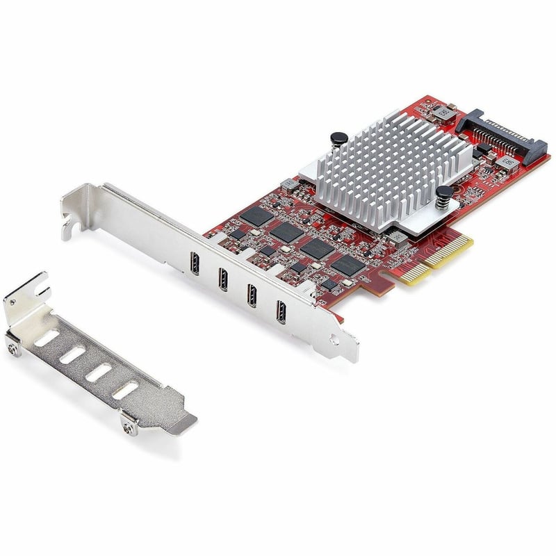 4-PORT USB TYPE-C PCIE CARD - USB-C 3.2 10GBPS PCI EXPRESS TAA - Thumbnail 1