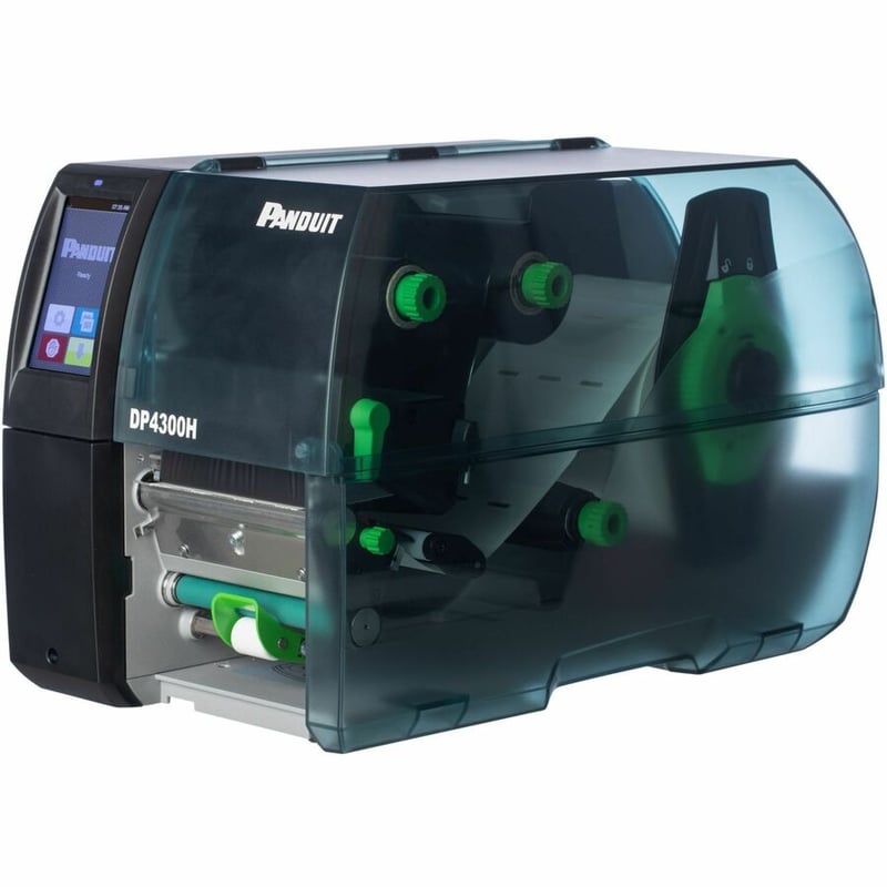 Panduit DP4300H Desktop Thermal Transfer Printer - Monochrome - Label Print - Ethernet - USB - Serial - US - Thumbnail 3
