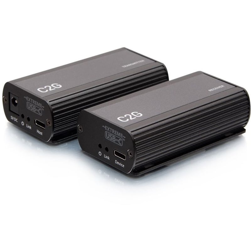 C2G 1-Port USB C Extender Transmitter to Receiver Kit - USB 3.2 Gen 1 - Thumbnail 5