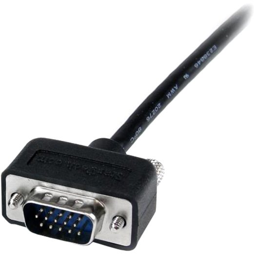 StarTech.com Thin Coax High Res VGA Monitor Cable with LP Connectors - SVGA - Low Profile Connectors - HD15 (M) - HD15(M) - Thumbnail 2