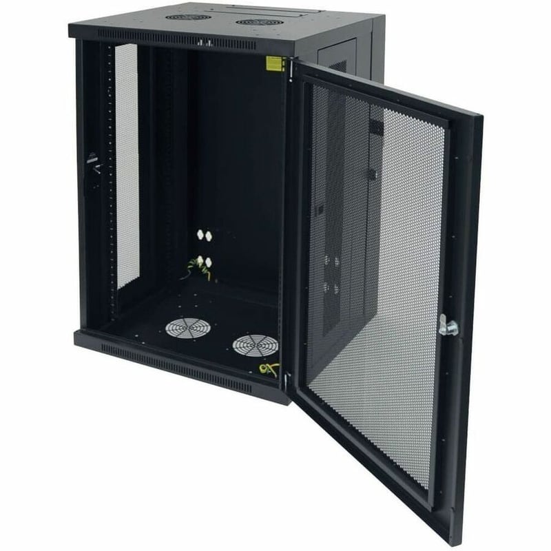 Tripp Lite by Eaton SmartRack 18U Low-Profile Switch-Depth Wall-Mount Rack Enclosure Cabinet Hinged Back - Thumbnail 5