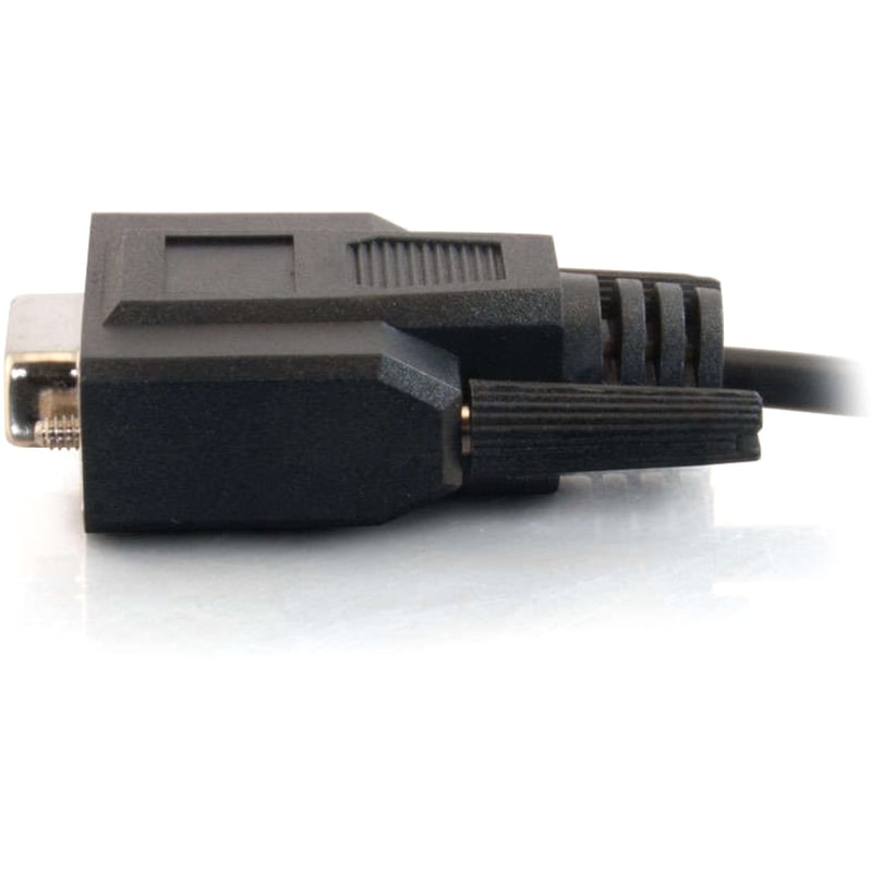 C2G 1ft DB9 M/F Extension Cable - Black - Thumbnail 4
