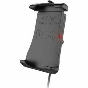 RAM Mounts Quick-Grip 15W Waterproof Wireless Charging Holder with Ball - Thumbnail 3