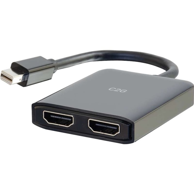 C2G 4K Mini DisplayPort to HDMI Monitor Splitter - Dual Monitor Hub - Thumbnail 1