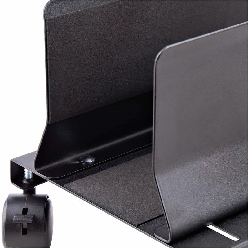 COMPUTER TOWER CART ROLLING CPU CADDY ON WHEELS PC MOUNT - Thumbnail 4