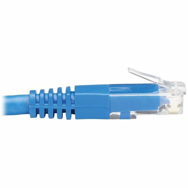 Tripp Lite by Eaton Down-Angle Cat6 Gigabit Molded UTP Ethernet Cable (RJ45 Right-Angle Down M to RJ45 M) Blue 15 ft. (4.57 m) - Thumbnail 5