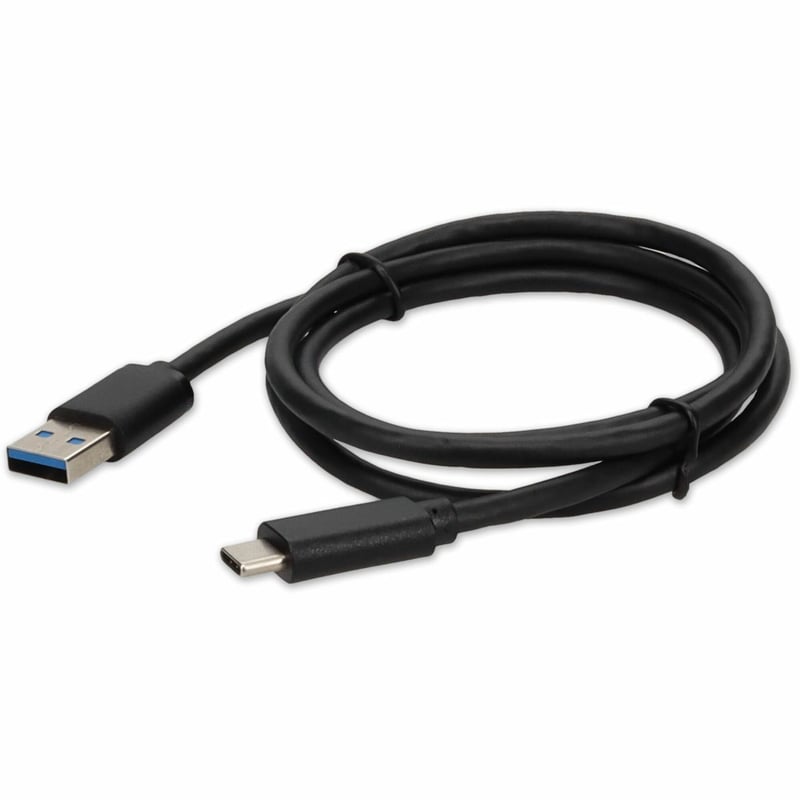 AddOn 5-Pack of 1m USB 3.1 (C) Male to USB 3.0 (A) Male Black Cables - Thumbnail 1
