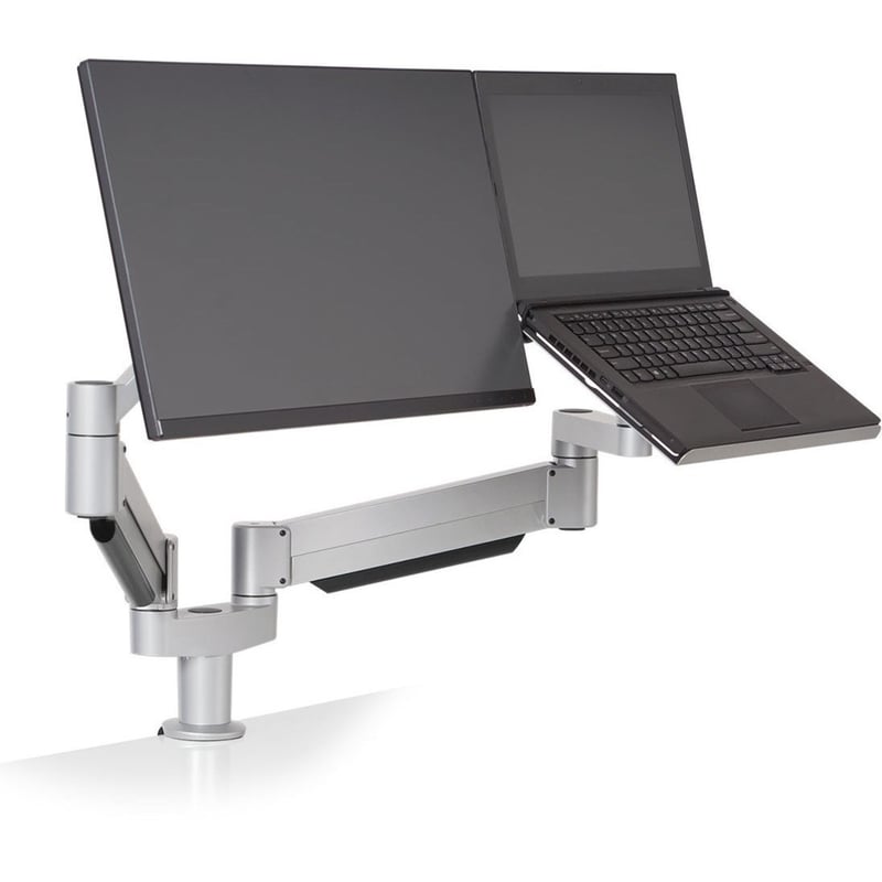 HAT 7050-1000-500SR Mounting Arm for Notebook, Monitor - Silver - TAA Compliant - Thumbnail 1