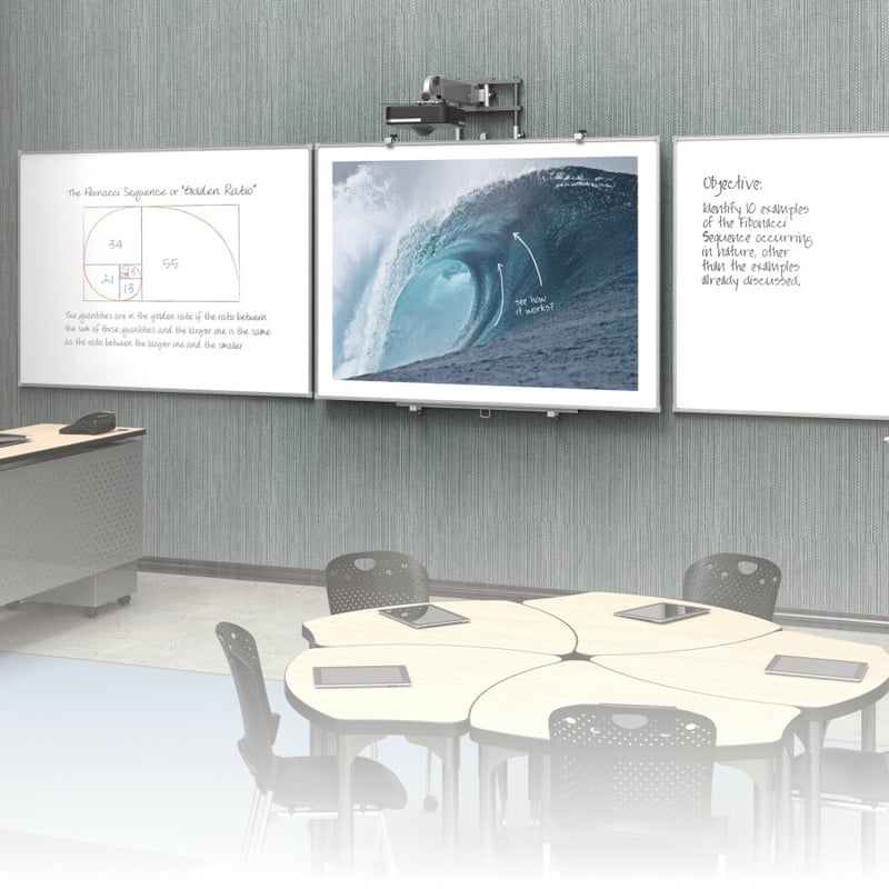 MooreCo Interactive Projector Board with Brio Trim - Thumbnail 4