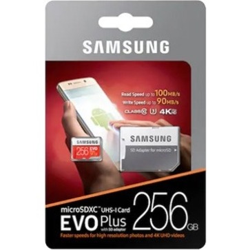 Samsung EVO Plus 256 GB Class 10/UHS-I (U3) microSDXC - 1