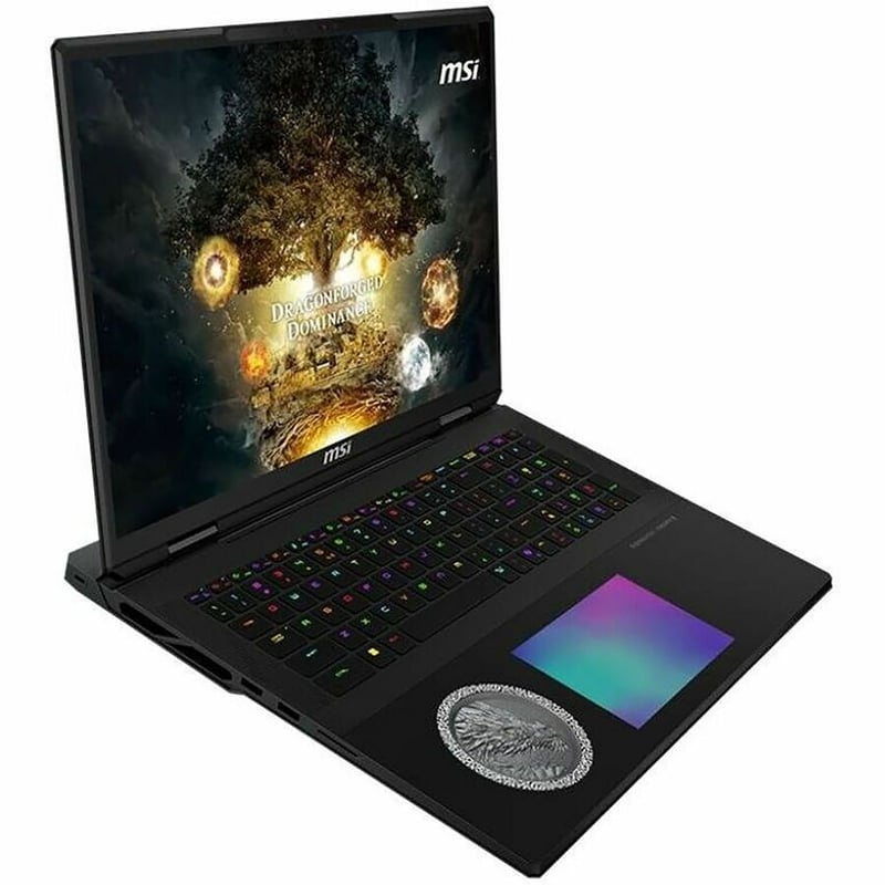 MSI Titan 18 HX Dragon Edition Norse Myth A2XW Titan 18 HX Dragon Edition Norse Myth A2XWJG-440US 18" Gaming Notebook - UHD+ - 120 Hz - Intel Core Ultra 9 285HX - 96 GB - 6 TB SSD - Norse Myth Dragon Edition