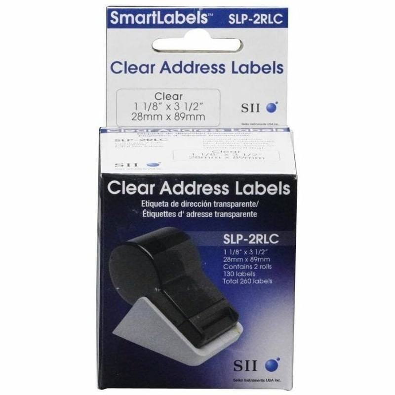 Seiko SLP-2RLC Clear Address Label - Thumbnail 5