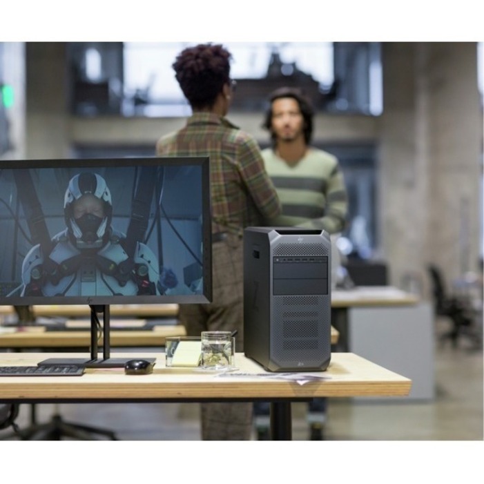 HP Z4 G4 Workstation - 1 x Intel Xeon W-2245 - 32 GB - Mini-tower - Black - Thumbnail 4