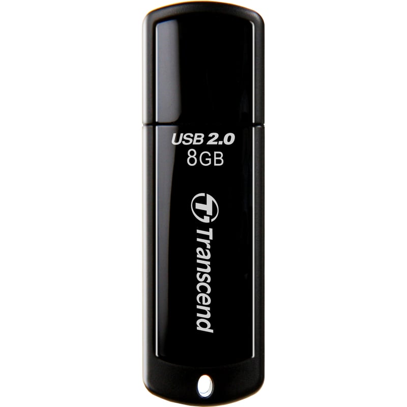 Transcend 8GB JetFlash 350 USB 2.0 Flash Drive - Thumbnail 1