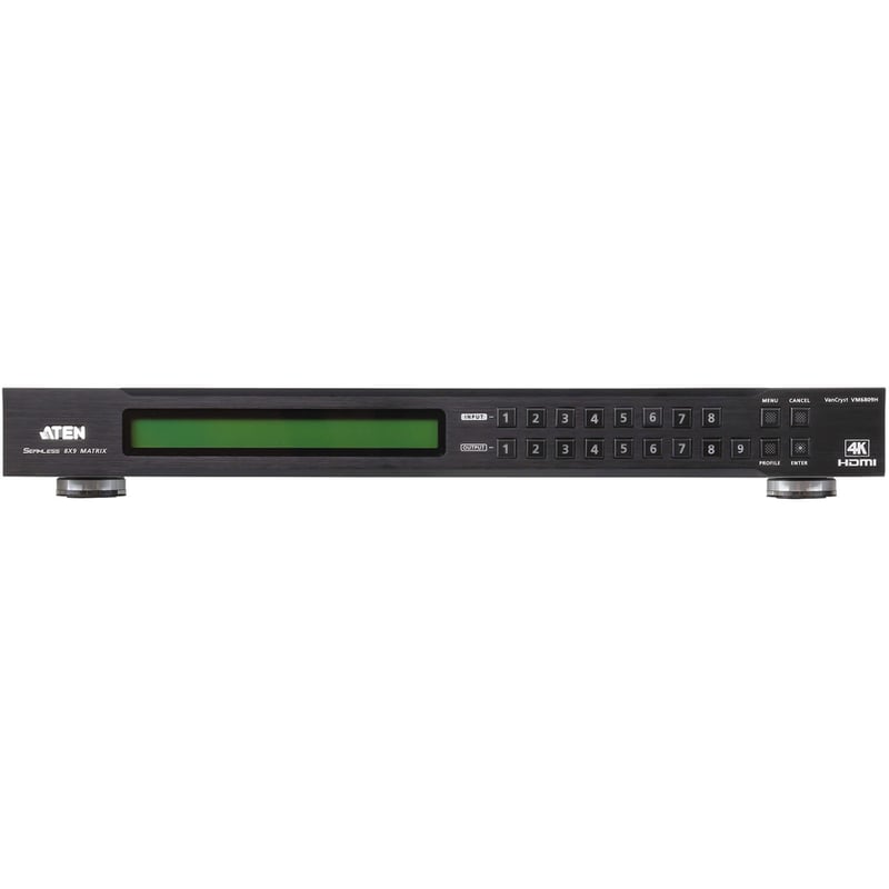 ATEN 8 x 9 4K HDMI Matrix Switch with Scaler-TAA Compliant - Thumbnail 2