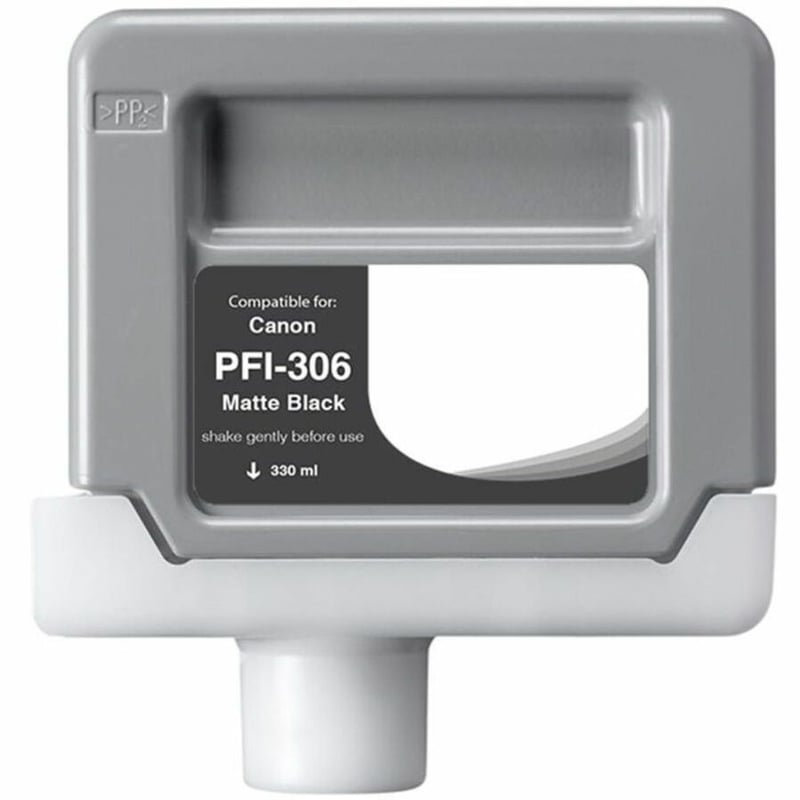 WF Non-OEM New Matte Black Wide Format Ink Cartridge for Canon PFI-306 (6656B001AA) - Thumbnail 1