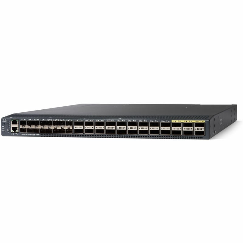 Cisco UCS 6332 1RU Fabric Interconnect/No PSU/32 QSFP+ports/8p Lic - Thumbnail 1
