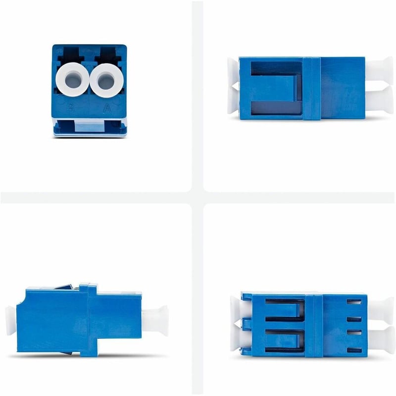 LC TO LC COUPLER LC/UPC DUPLEX SINGLE MODE LC FIBER COUPLER - Thumbnail 3