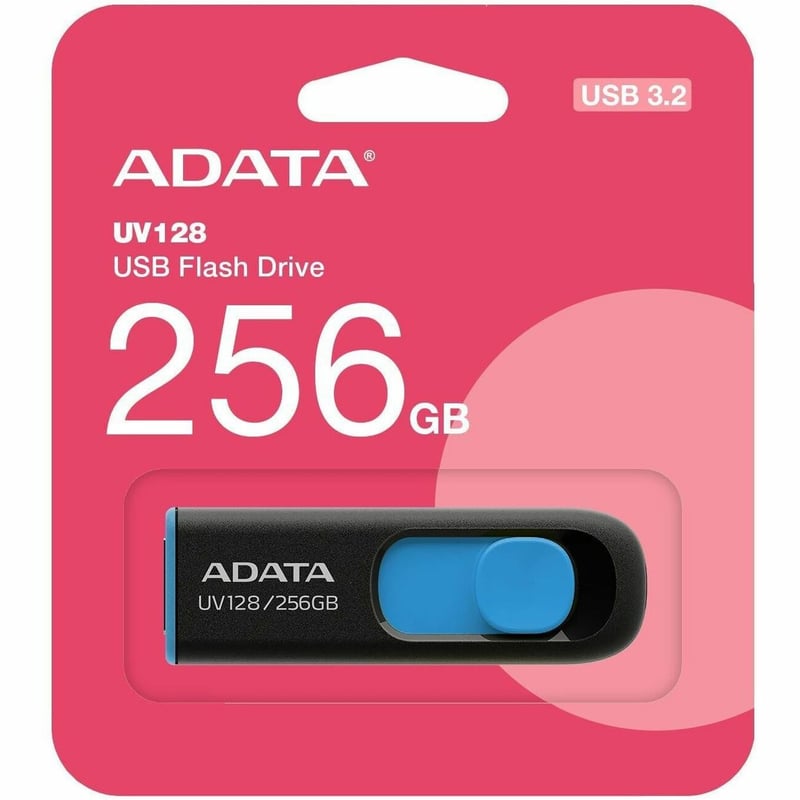 Adata UV128 256GB USB 3.2 (Gen 1) Flash Drive - Thumbnail 1