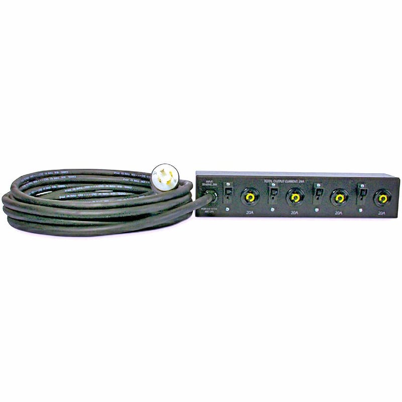 APC NetShelter Basic Rack PDU Extender, 2U, 30A, 100/120/200/208V, 4 NEMA L5-20 outlet - Thumbnail 2