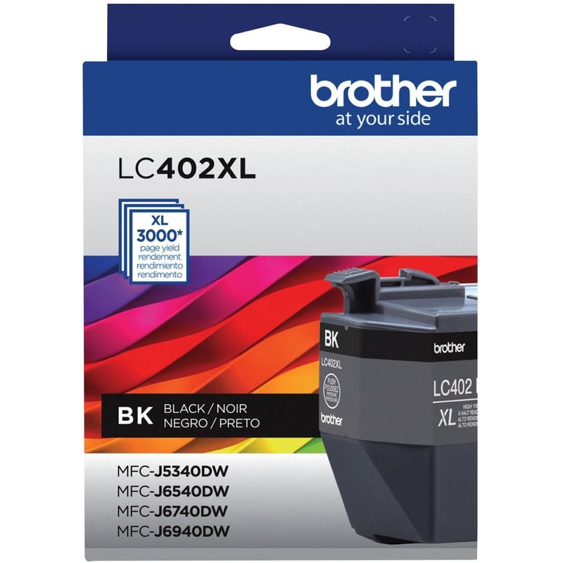 Brother LC402XLBKS Original High Yield Inkjet Ink Cartridge - Black Pack - Thumbnail 2