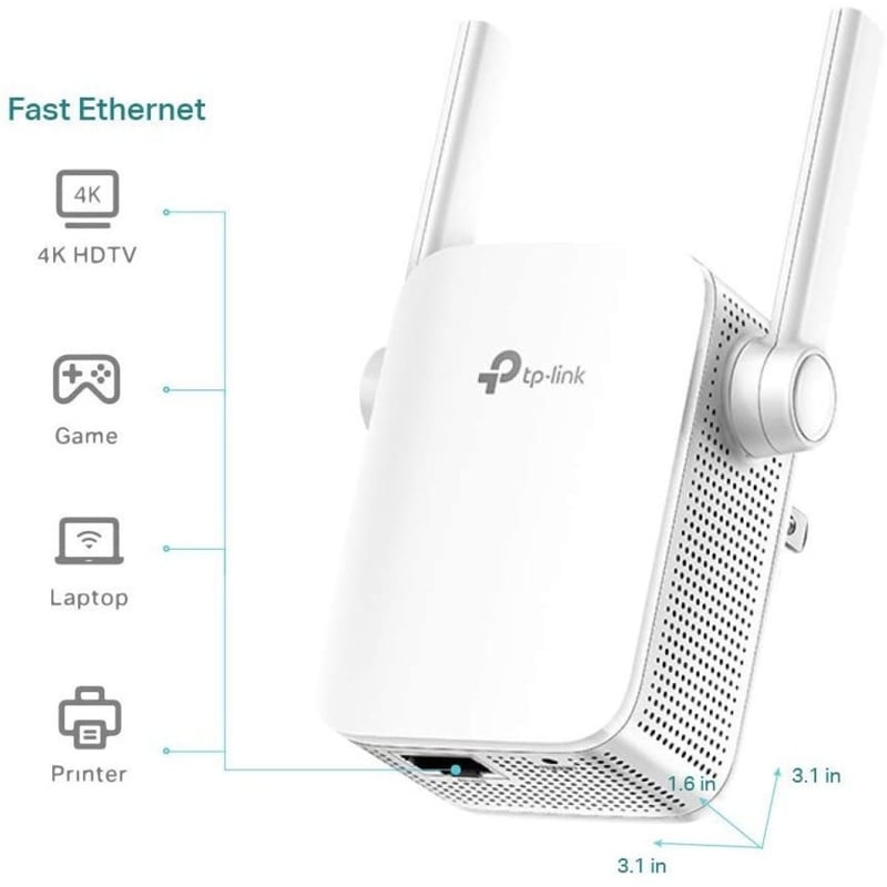 TP-Link RE105 - IEEE 802.11n 300 Mbit/s Wireless Range Extender - Thumbnail 2