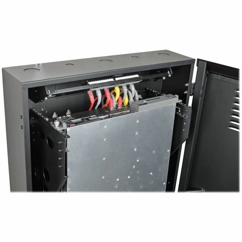 Tripp Lite by Eaton SmartRack 5U Low-Profile Vertical-Mount Switch-Depth Wall-Mount Rack Enclosure Cabinet - Thumbnail 3