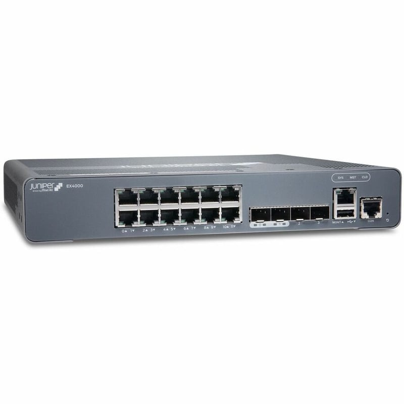 EX4000 12-PORT 10/100/1000BASET 4X 1G/10G SFP/SFP+ WITH STANDARD SW - Thumbnail 4