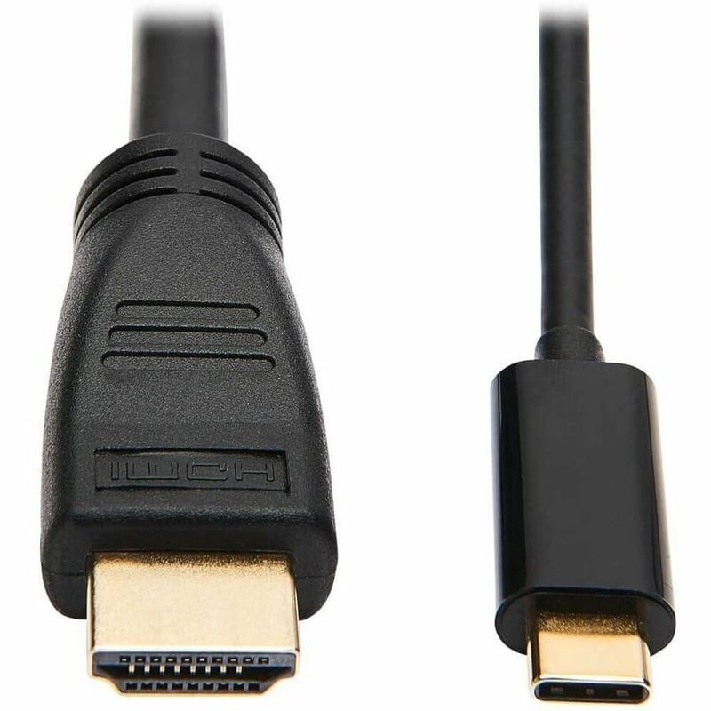Tripp Lite by Eaton USB-C to HDMI Active Adapter Cable (M/M) 4K 60 Hz 4:4:4 HDCP 2.2 Mid-Cable Adapter Black 10 ft. (3.1 m) - Thumbnail 1