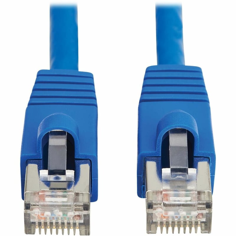 Eaton Tripp Lite Series Cat8 40G Snagless SSTP Ethernet Cable (RJ45 M/M), PoE, Blue, 10 ft. (3.1 m) - Thumbnail 2