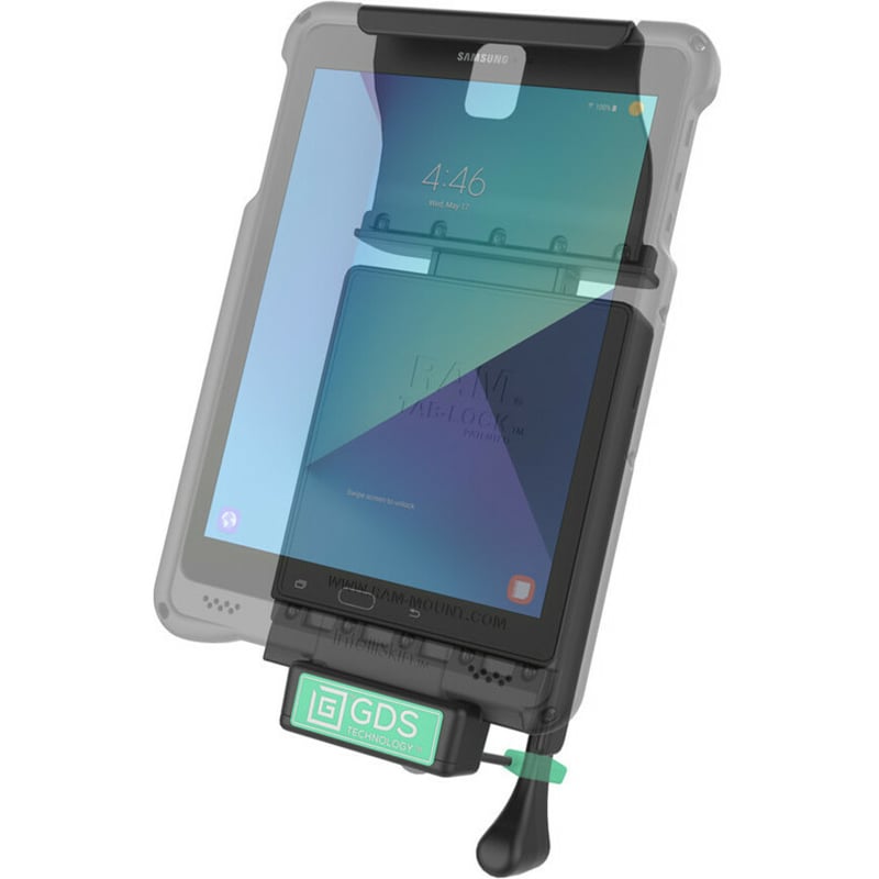 RAM Mounts GDS Locking Vehicle Dock for Samsung Tab S3 9.7 - Thumbnail 2