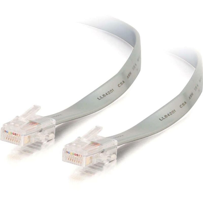 C2G 7ft RJ45 8P8C Crossed/Rollover Modular Cable - Thumbnail 1