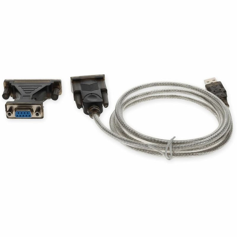 5ft USB-A 2.0 Male to DB-25 Male Adapter Cable - Thumbnail 4