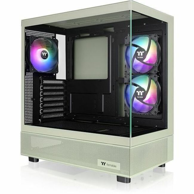 Thermaltake View 270 Plus TG ARGB Matcha Green Mid Tower Chassis - Thumbnail 1