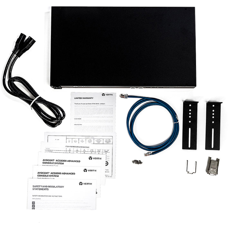 Vertiv Avocent 8-Port ACS8000 Console System with single AC Power Supply - Thumbnail 2