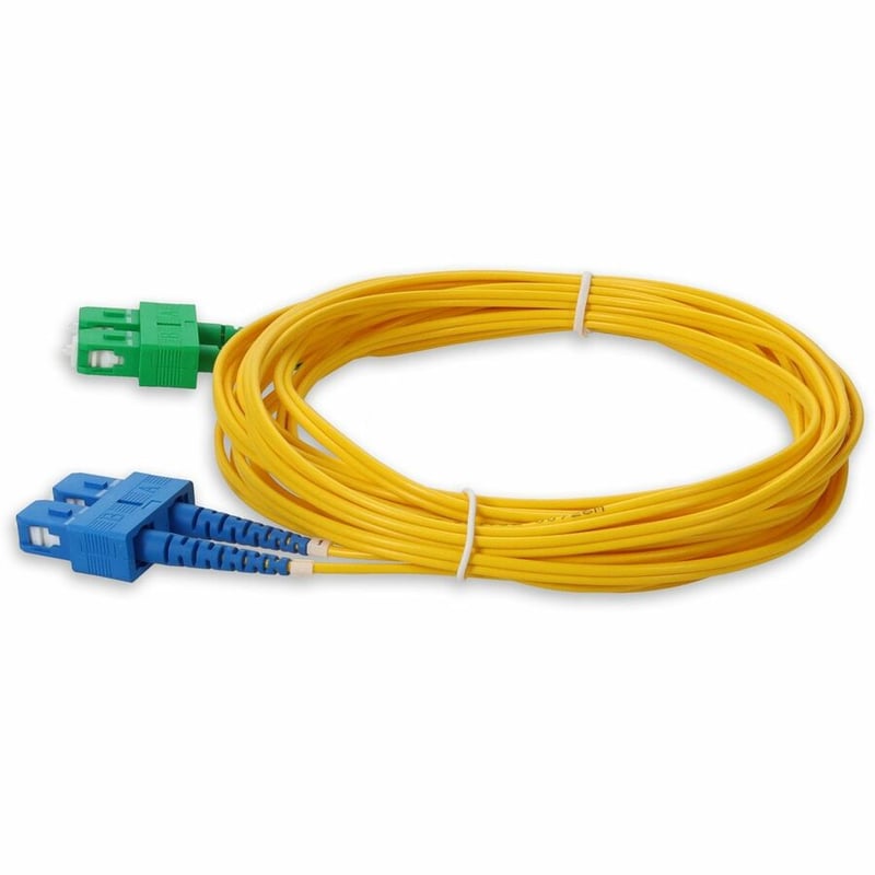 AddOn 3m ASC (Male) to SC (Male) Yellow OS2 Duplex Fiber OFNR (Riser-Rated) Patch Cable - Thumbnail 2