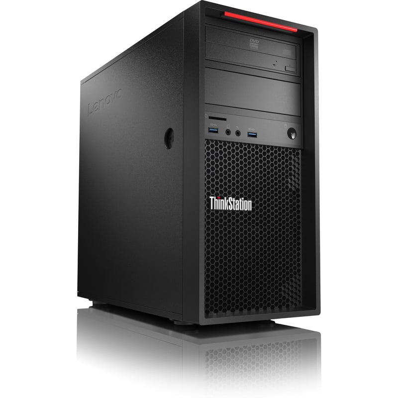 Lenovo ThinkStation P410 30B3005WUS Workstation - 1 x Intel Xeon E5-1630 v4 - 16 GB - 256 GB SSD - Thumbnail 1