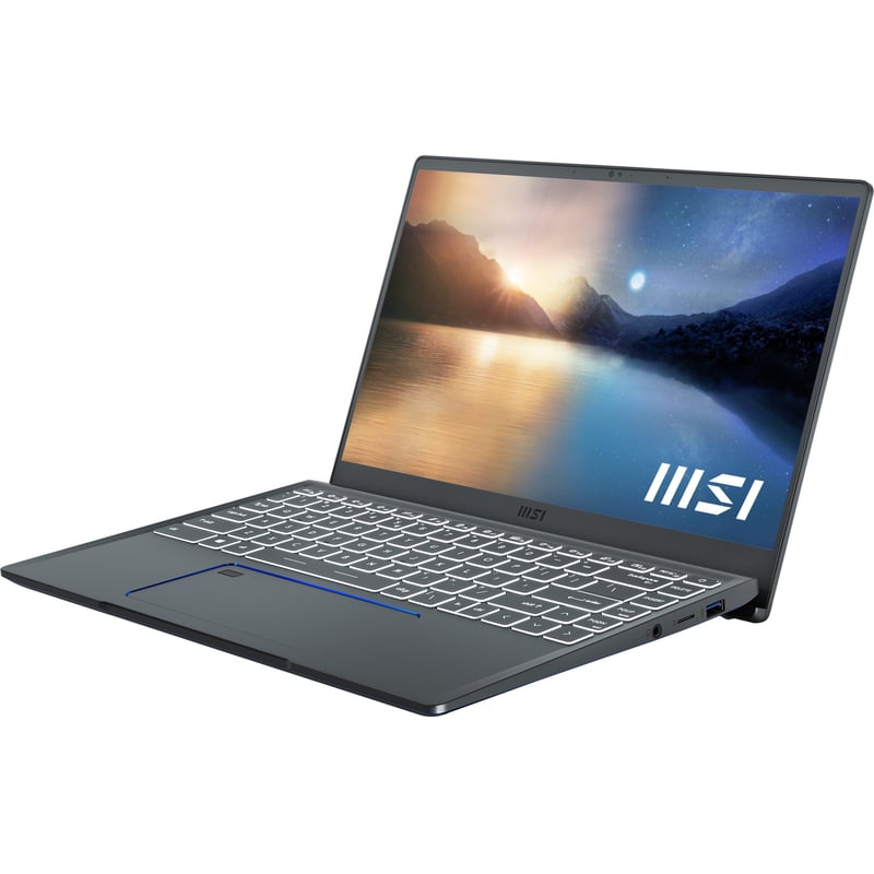 MSI Prestige 14 EVO Prestige 14 EVO A11M-614 14" Rugged Notebook - Full HD - 1920 x 1080 - Intel Core i7 11th Gen i7-1185G7 1.20 GHz - 32 GB Total RAM - 1 TB SSD - Carbon Gray - Thumbnail 1